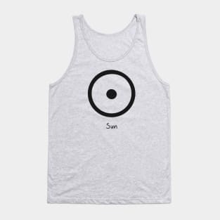 Alchemical symbol of the sun Tank Top